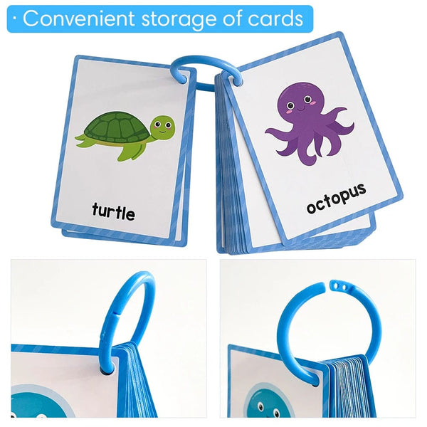 Planet Gates Clothes 15Pcs Montessori Kids English Words Learning Flashcards Early Educational Cards Classroom Supplies Kindergarten Teacher Teaching Aids