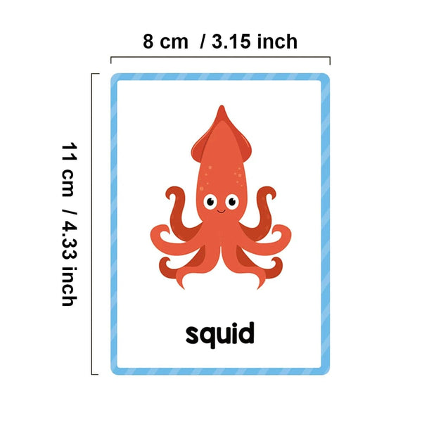 Planet Gates Clothes 15Pcs Montessori Kids English Words Learning Flashcards Early Educational Cards Classroom Supplies Kindergarten Teacher Teaching Aids