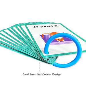 Planet Gates Clothes 15Pcs Montessori Kids English Words Learning Flashcards Early Educational Cards Classroom Supplies Kindergarten Teacher Teaching Aids