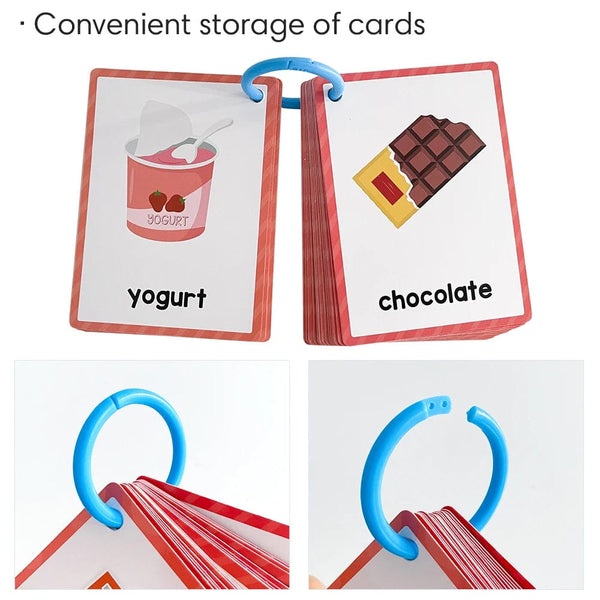 Planet Gates Clothes 15Pcs Montessori Kids English Words Learning Flashcards Early Educational Cards Classroom Supplies Kindergarten Teacher Teaching Aids