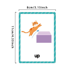 Planet Gates Clothes 15Pcs Montessori Kids English Words Learning Flashcards Early Educational Cards Classroom Supplies Kindergarten Teacher Teaching Aids