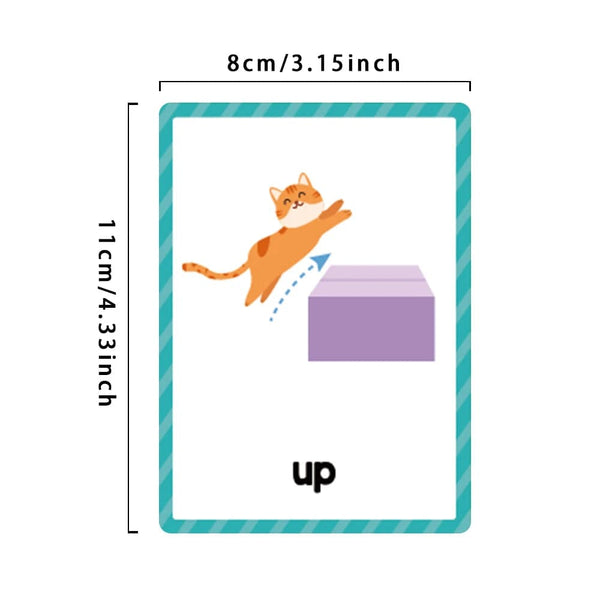 Planet Gates Clothes 15Pcs Montessori Kids English Words Learning Flashcards Early Educational Cards Classroom Supplies Kindergarten Teacher Teaching Aids