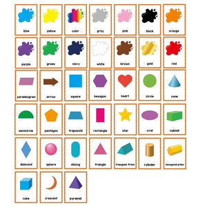 Planet Gates Clothes 15Pcs Montessori Kids English Words Learning Flashcards Early Educational Cards Classroom Supplies Kindergarten Teacher Teaching Aids