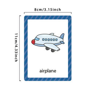 Planet Gates Clothes 15Pcs Montessori Kids English Words Learning Flashcards Early Educational Cards Classroom Supplies Kindergarten Teacher Teaching Aids