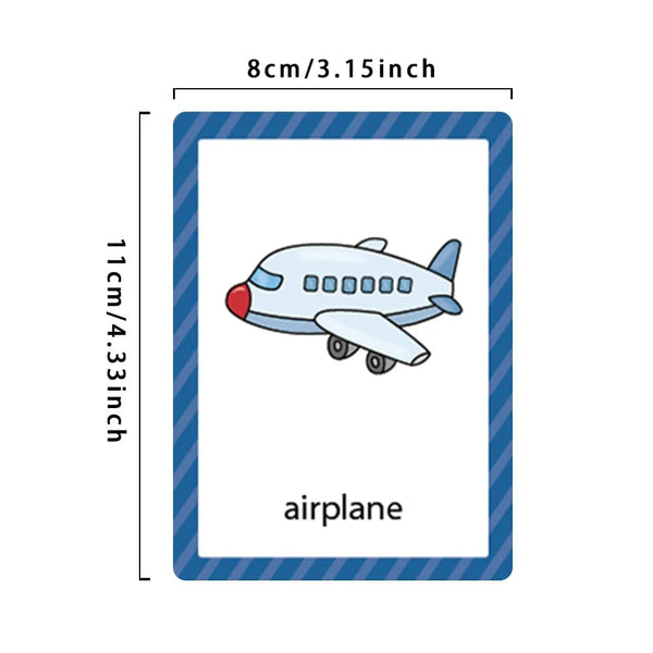 Planet Gates Clothes 15Pcs Montessori Kids English Words Learning Flashcards Early Educational Cards Classroom Supplies Kindergarten Teacher Teaching Aids