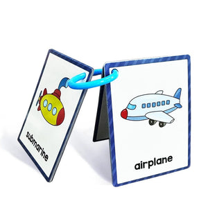 Planet Gates Clothes 15Pcs Montessori Kids English Words Learning Flashcards Early Educational Cards Classroom Supplies Kindergarten Teacher Teaching Aids