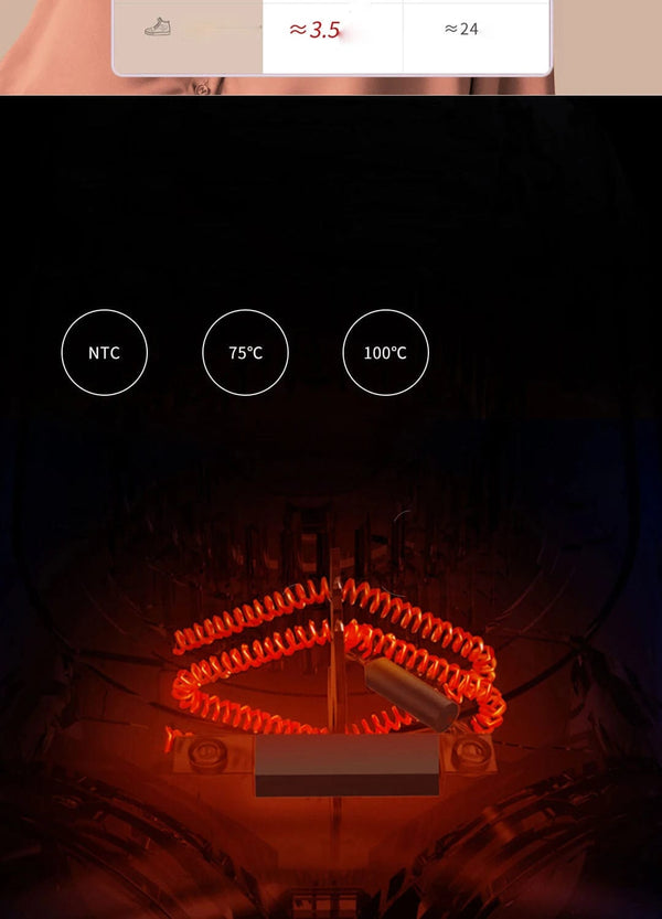 Planet Gates clothes dryer Youpin SmartFrog mini Electric Portable heated Clothes Dryer Drying machine Shoes Clothes Drying Rack Hangers Foldable heater