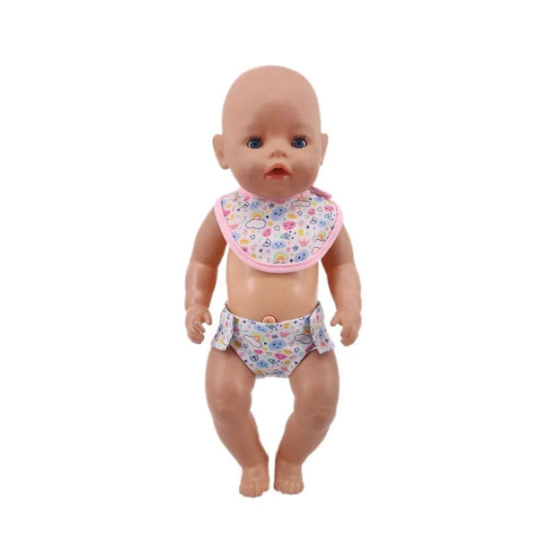 Planet Gates Clothes For Doll Baby Pink Series Swimsuit Fit 18 Inch American And 43 Cm Reborn Doll Accessories, Russian OG Girl Doll DIY Toys