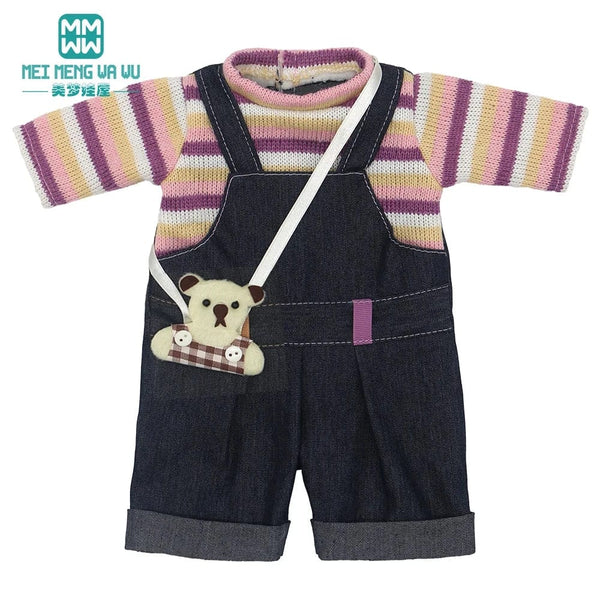 Planet Gates Clothes for Dolls Fits 43cm Toy New Born Doll american doll Fashion cotton jacket pink rose red white purple