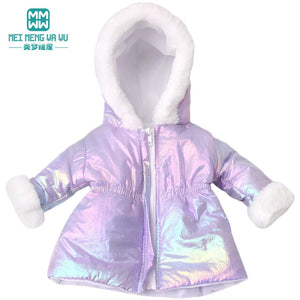 Planet Gates Clothes for Dolls Fits 43cm Toy New Born Doll american doll Fashion cotton jacket pink rose red white purple