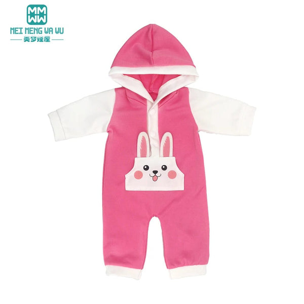 Planet Gates Clothes for Dolls Fits 43cm Toy New Born Doll american doll Fashion cotton jacket pink rose red white purple