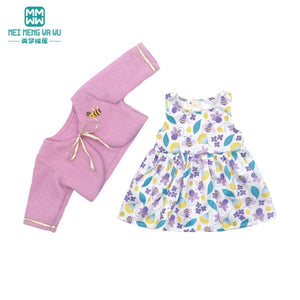 Planet Gates Clothes for Dolls Fits 43cm Toy New Born Doll american doll Fashion cotton jacket pink rose red white purple