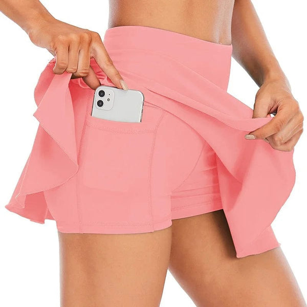 Planet Gates Cloud Hide Fitness Tennis Skirts Badminton Golf S-XXXL Skirt High Waist Shorts Women Athletic Running Sport Girls Pleated Skorts
