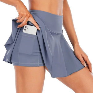 Planet Gates Cloud Hide Fitness Tennis Skirts Badminton Golf S-XXXL Skirt High Waist Shorts Women Athletic Running Sport Girls Pleated Skorts
