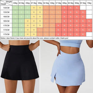 Planet Gates Cloud Hide Mini Safe Sports Skirt Workout Tennis Skirts for Women Dancing Fitness Shorts High Waist Quick Dry Running Skorts