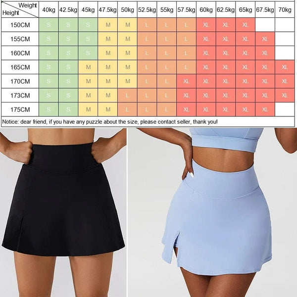Planet Gates Cloud Hide Mini Safe Sports Skirt Workout Tennis Skirts for Women Dancing Fitness Shorts High Waist Quick Dry Running Skorts