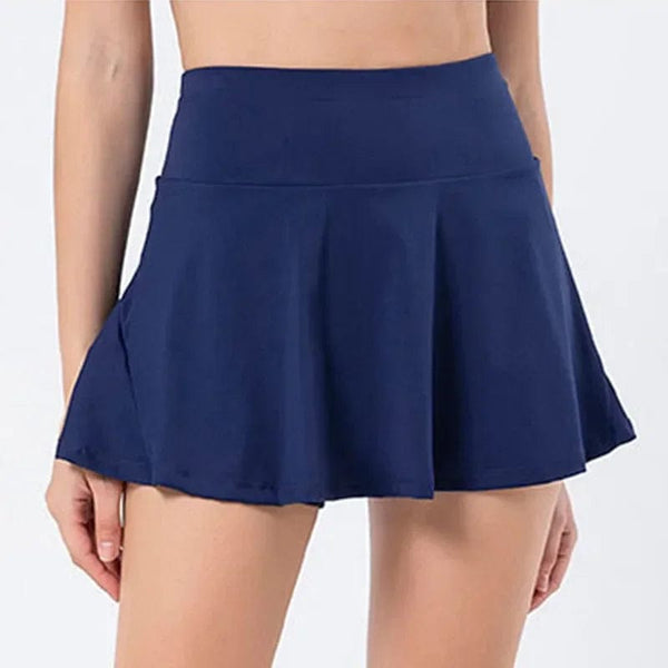 Planet Gates Cloud Hide S-XXL Tennis Skirts for Women SEXY Golf Dancing Pocket Skorts Fitness Shorts High Waist Running Workout Pantskirt