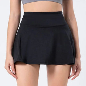 Planet Gates Cloud Hide S-XXL Tennis Skirts for Women SEXY Golf Dancing Pocket Skorts Fitness Shorts High Waist Running Workout Pantskirt