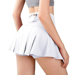 Planet Gates Cloud Hide S-XXL Tennis Skirts for Women SEXY Golf Dancing Pocket Skorts Fitness Shorts High Waist Running Workout Pantskirt