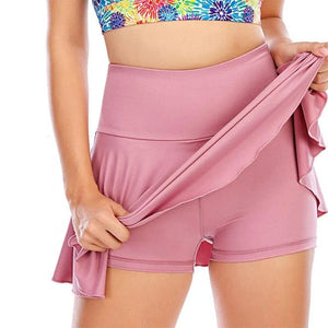 Planet Gates Cloud Hide Tennis Skirts Women Sports Golf Pleated Skirt Fitness Shorts High Waist Athletic Quick Dry Running  Short Sport Skort