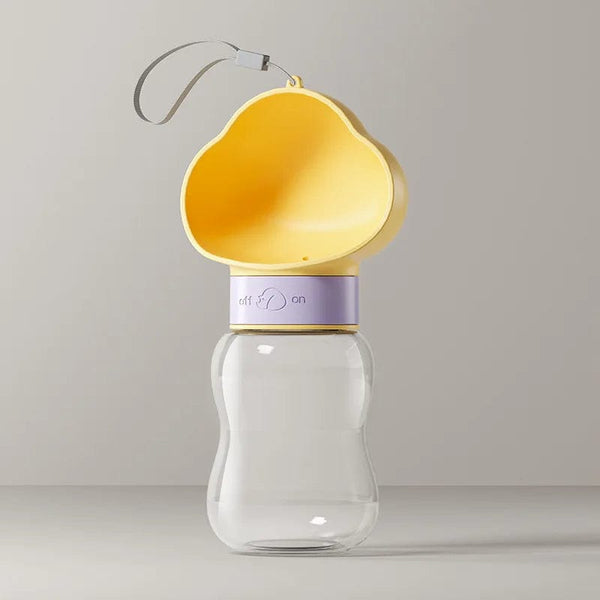 Planet Gates Cloud Yellow 350ml / 350ML Portable Pet Dog Water Bottle For Small Large Dogs Travel Puppy Cat Drinking Bowl Outdoor Pet Water Dispenser Feeder Pet Product