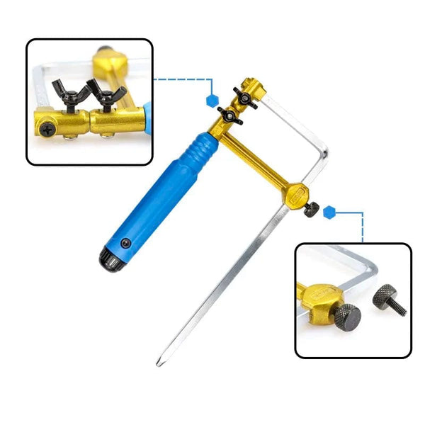 Planet Gates CMCP Adjustable Saw Bow U Type Saw Bow Cutting Tool For Wooden Handle Of Jewelry Saw Frame Hand Tools Jeweler's Saw Frame