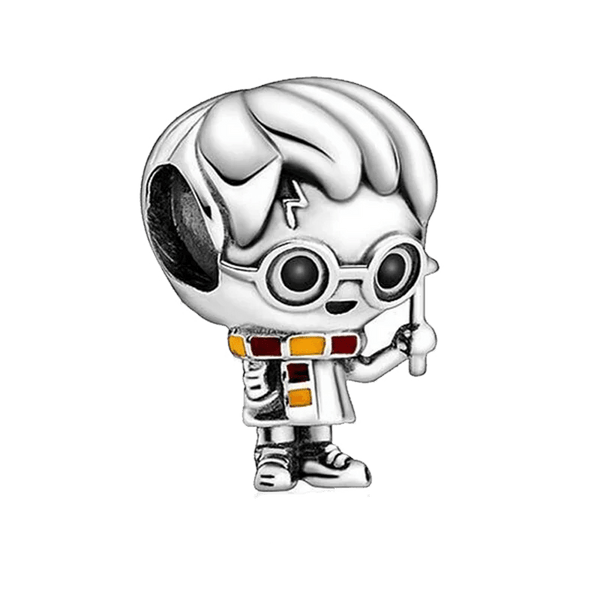 Planet Gates CMS1514a 2024 Hot Selling 925 Silver Plated Magic Little Harry Charm Bead Pendant Suitable for Pandora Bracelet