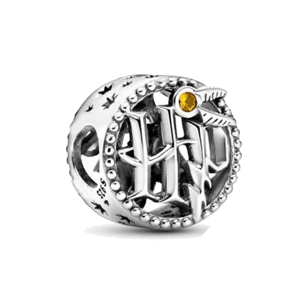 Planet Gates CMS1579-1 2024 Hot Selling 925 Silver Plated Magic Little Harry Charm Bead Pendant Suitable for Pandora Bracelet
