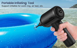 Planet Gates CN01 2 In 1 Compressed Air Duster Cordless Dust Blower Rechargeable Blow and Suck Vacuum Cleaner Electric For Computer Keyboard Sofa