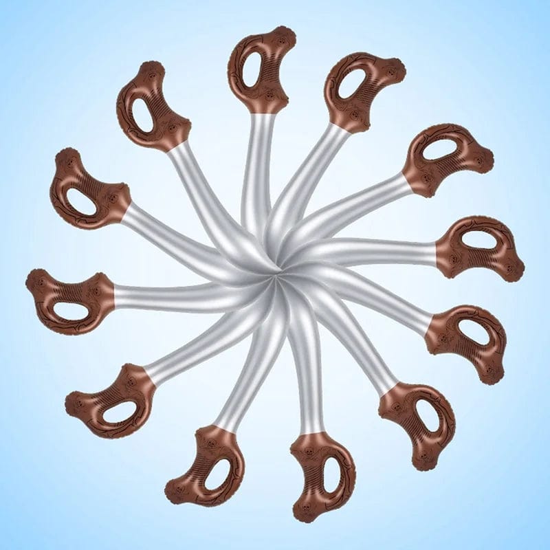 Planet Gates coffee 12 Pcs Inflatable Pirate Swords Halloween Toy Sword Party Birthday Inflated Knife for Swimming Pool Cosplay Stage Props