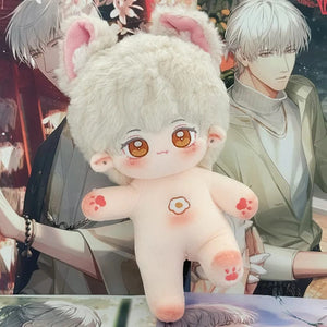 Planet Gates coffee / CHINA / with skeleton 20cm Kawaii Love And Deepspace Idol Doll Anime Plush Star Dolls Stuffed Customization Figure Toys Cotton Plushies Toys Fans Gift