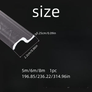 Planet Gates Coffee Color / Length 8 Meters 1pc Window Seal Strip Windproof And Dustproof Thermal Insulation Sound Insulation Seal Strip Household Self-adhesive Type Sealing Strip