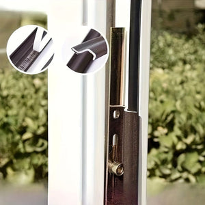 Planet Gates Coffee Color / Length 8 Meters 1pc Window Seal Strip Windproof And Dustproof Thermal Insulation Sound Insulation Seal Strip Household Self-adhesive Type Sealing Strip