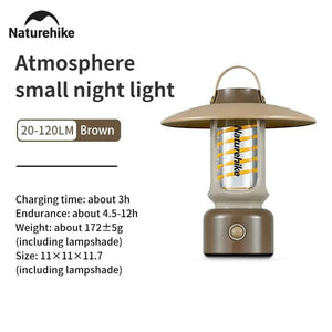 Planet Gates Coffee Naturehike Camping Ambient Mini Light Portable Ipx4 Waterproof Backpack Lighting Hanging Tent Lamp Outdoor Hiking Travel Lantern