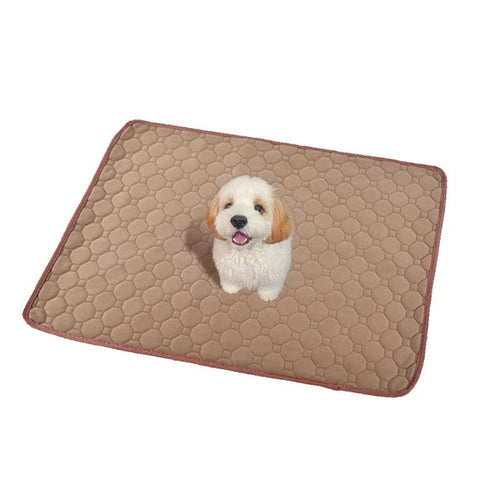 Planet Gates Coffee / XL-70X100CM Pet Pee Pads Mat Washable Dog Urine Mat Reusable Car Seat Sofa Waterproof Absorbent Puppy Cat Training Diaper Mat Pet Supplies