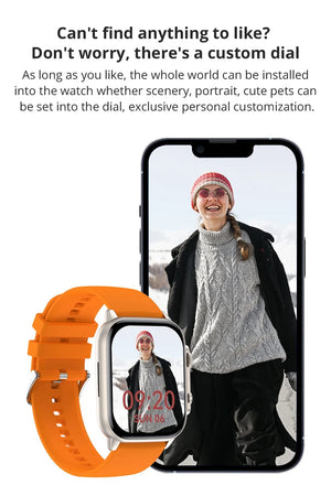 Planet Gates COLMI C81 2.0 Inch AMOLED Smartwatch Support AOD 100 Sports Modes IP68 Waterproof Smart Watch Men Women PK Ultra Series 8