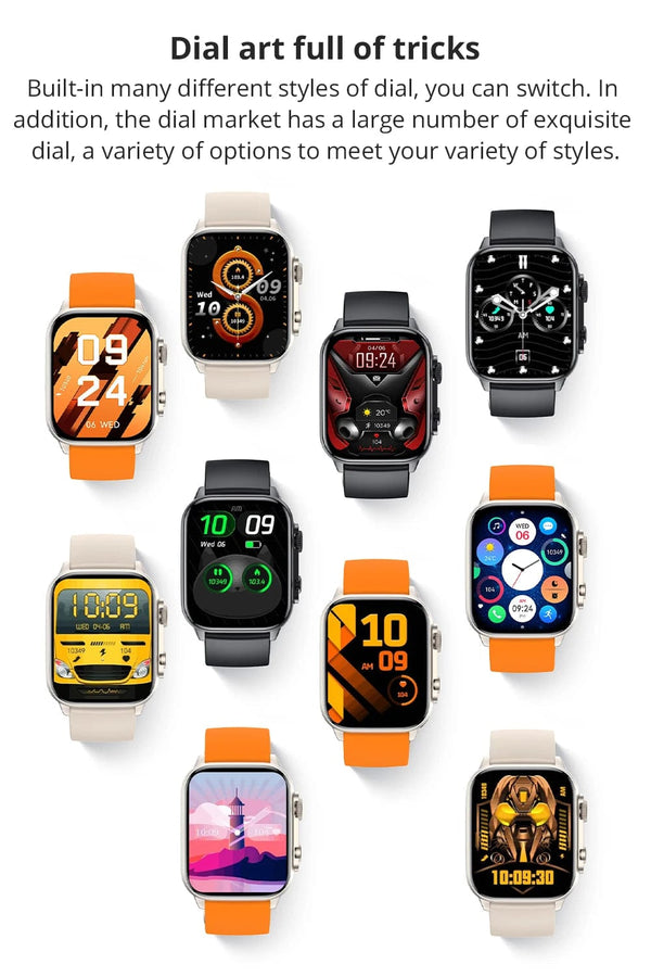 Planet Gates COLMI C81 2.0 Inch AMOLED Smartwatch Support AOD 100 Sports Modes IP68 Waterproof Smart Watch Men Women PK Ultra Series 8