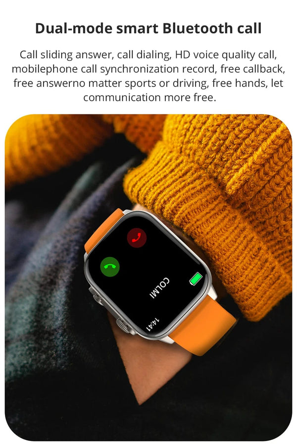 Planet Gates COLMI C81 2.0 Inch AMOLED Smartwatch Support AOD 100 Sports Modes IP68 Waterproof Smart Watch Men Women PK Ultra Series 8