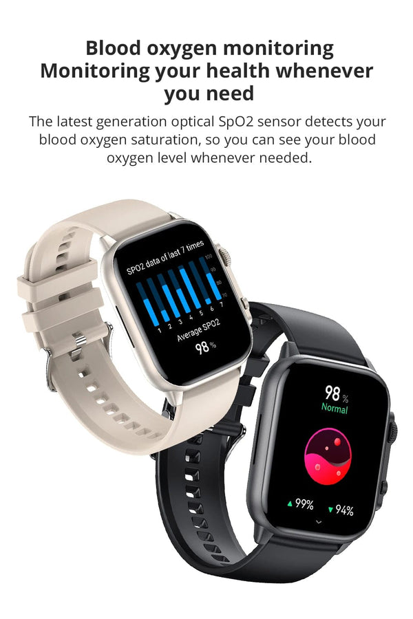 Planet Gates COLMI C81 2.0 Inch AMOLED Smartwatch Support AOD 100 Sports Modes IP68 Waterproof Smart Watch Men Women PK Ultra Series 8