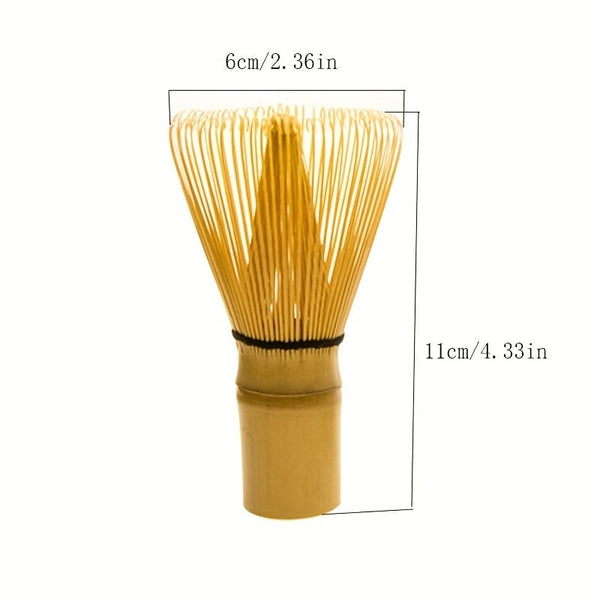 Planet Gates Color #01 1pc Japanese Matcha Tea Set with Chasen Whisk and Tea Spoons - Bamboo Accessories for a Traditional Tea Ceremony