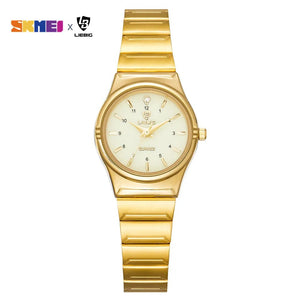 Planet Gates color 1 Brand New Wonen Watch Luxury Golden Quartz Stainless Steel Bracelet Waterproof Ladies Golden Wristwatch Girl Clock Relogio mujer