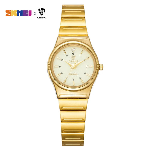 Planet Gates color 1 Brand New Wonen Watch Luxury Golden Quartz Stainless Steel Bracelet Waterproof Ladies Golden Wristwatch Girl Clock Relogio mujer
