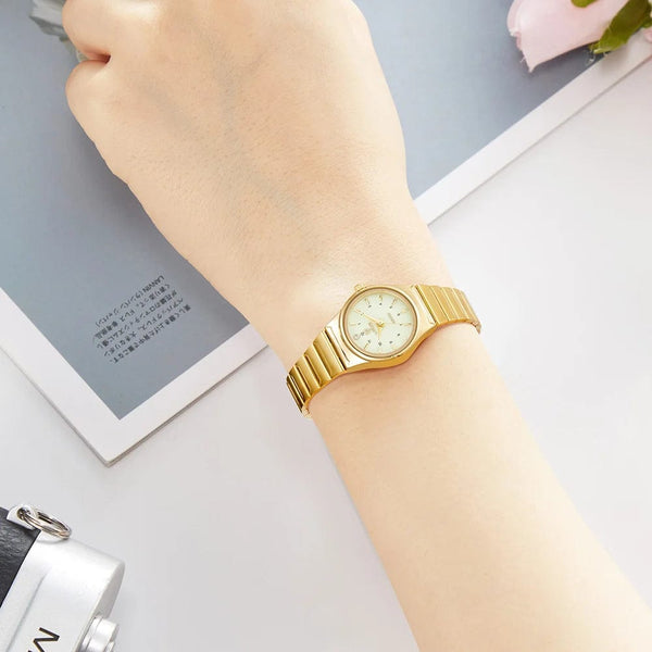 Planet Gates color 1 Brand New Wonen Watch Luxury Golden Quartz Stainless Steel Bracelet Waterproof Ladies Golden Wristwatch Girl Clock Relogio mujer