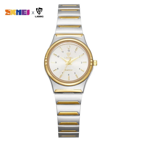 Planet Gates color 1 Brand New Wonen Watch Luxury Golden Quartz Stainless Steel Bracelet Waterproof Ladies Golden Wristwatch Girl Clock Relogio mujer