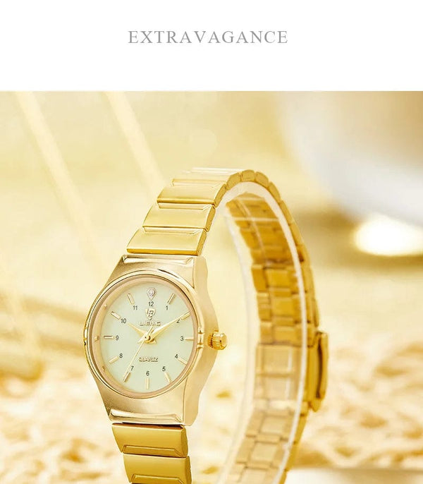 Planet Gates color 1 Brand New Wonen Watch Luxury Golden Quartz Stainless Steel Bracelet Waterproof Ladies Golden Wristwatch Girl Clock Relogio mujer