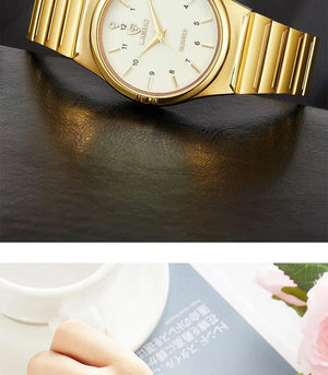 Planet Gates color 1 Brand New Wonen Watch Luxury Golden Quartz Stainless Steel Bracelet Waterproof Ladies Golden Wristwatch Girl Clock Relogio mujer