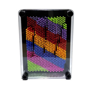 Planet Gates color 125mm Colorful Variety Needle Painting Handprint 3D Hand Mold Three Dimensional Children Pendulum Toy