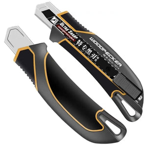 Planet Gates Color random Professional Retractable Utility Knife Heavy-Duty Tool Paper Box Cutter Envelope Opener Stationery Express Knife Office Supplies