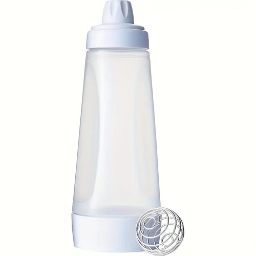 Planet Gates Color: White 1pc Pancake Batter Dispenser, 4.5 Cup Capacity, Scaled Hand Batter Mixing Bottle Batter, Dispenser, Baking Utensils, Making Cake, Cookie, Waffles, Crepes Tools, Kitchen Supplies