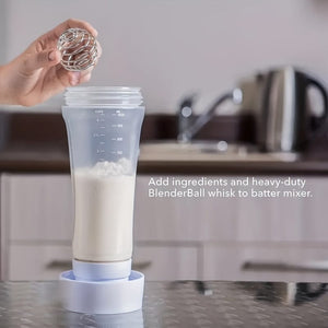 Planet Gates Color: White 1pc Pancake Batter Dispenser, 4.5 Cup Capacity, Scaled Hand Batter Mixing Bottle Batter, Dispenser, Baking Utensils, Making Cake, Cookie, Waffles, Crepes Tools, Kitchen Supplies